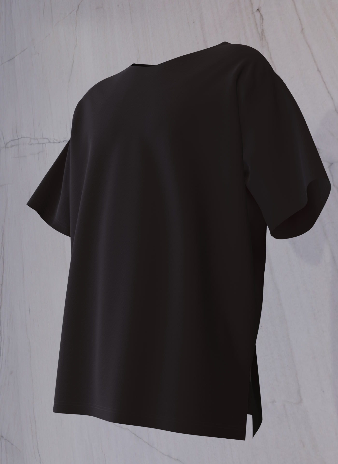 Black oversized t-shirt with crow holding eyeball graphic and bold Kaga Re Kaga text – The Smoky Skull Front view