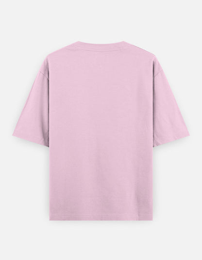 Plain Light Baby Pink oversized t-shirt – The Smoky Skull front view shades of red