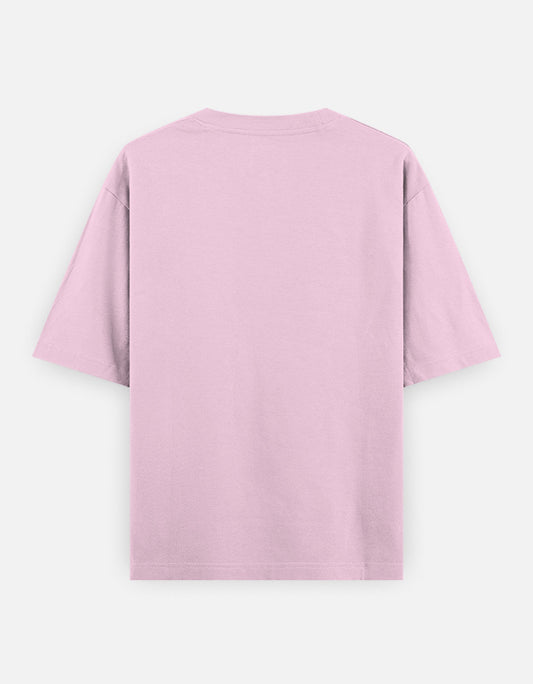 Plain Light Baby Pink oversized t-shirt – The Smoky Skull front view shades of red